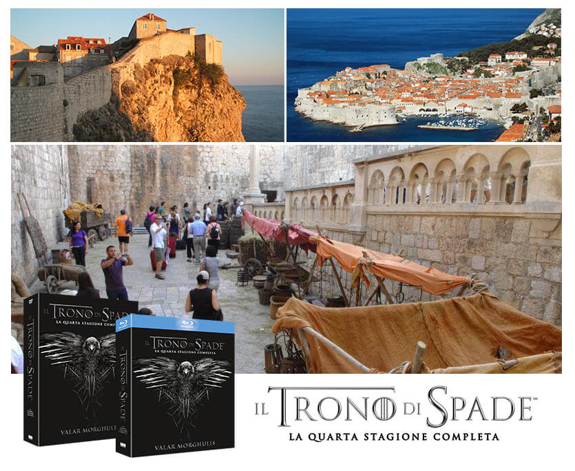 La pagina dedicata ai premi del concorso – I DVD in palio – Dubrovnik, nella Serie TV è Approdo del Re